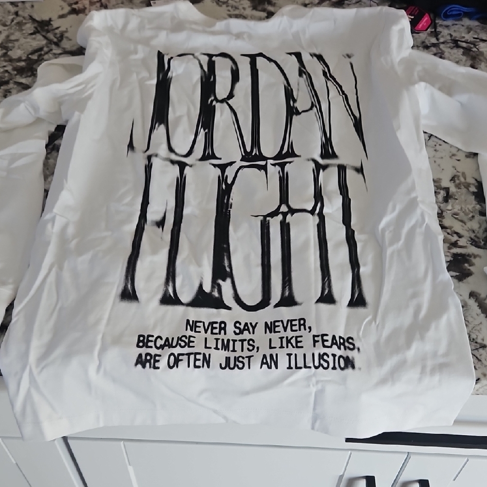 Jordan Flight White Long Sleeve Tee